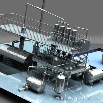 máquina de reciclagem de lixo lanning